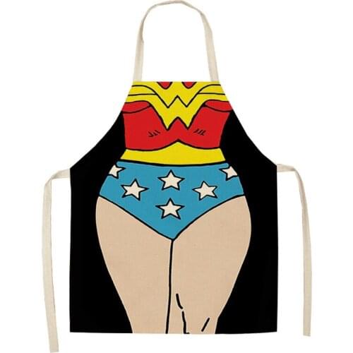 1 Pcs Funny Aprons Sexy Naked Man & Women Kitchen Aprons for Woman Dinner BBQ Party Cooking Apron Baking Accessories Funny Gift