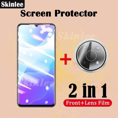 Skinlee 2 in 1 Film For Nokia G20 Screen Protection Film Tempered Glass Protector Lens Film For Nokia G30 G10