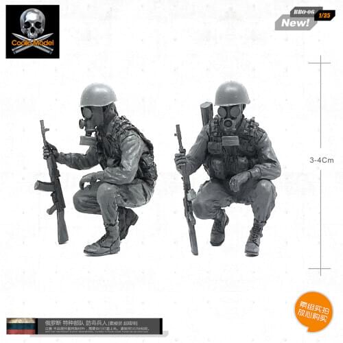 1/35 Resin Kits Model Soilder Russian Army Self-assembled BBO-06