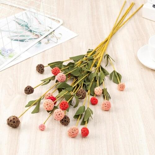 1Pc 5 Heads Simulation Flower Artificial Flowers Realistic Appearance Decoration Portable Anti-fade Long Lasting Fake Flower