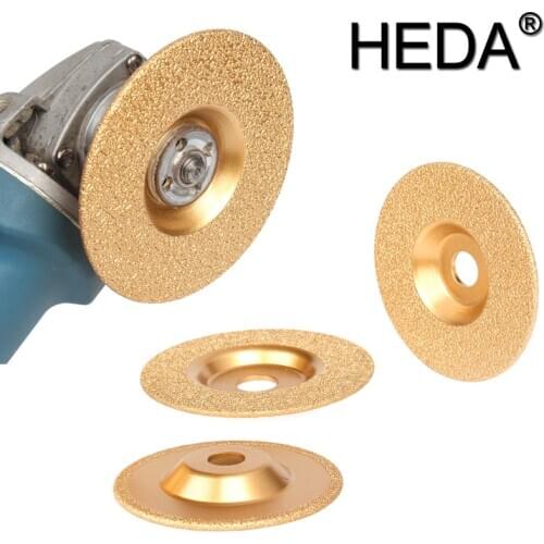 100/125mm 1Pc Diamond Cast Iron Cutting Grinding Disc Grit 36 Coarse Sand Blade Cast Iron Alloy Stone Auto Parts Grinding Wheel
