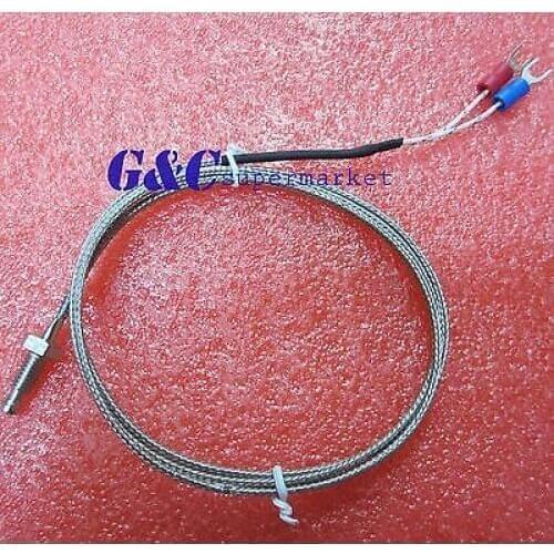 5PCS K-type thermocouple M6 1M screw-type thermocouple temperature probe diy electronics