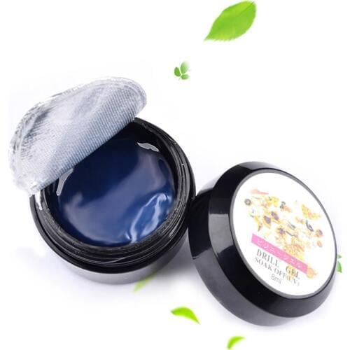 8ml Professional Super Sticky UV Gel Nail Polish Glue Crystal Adhesives Transparent Clear Gel Nails Art Rhinestone Jewelry Decor