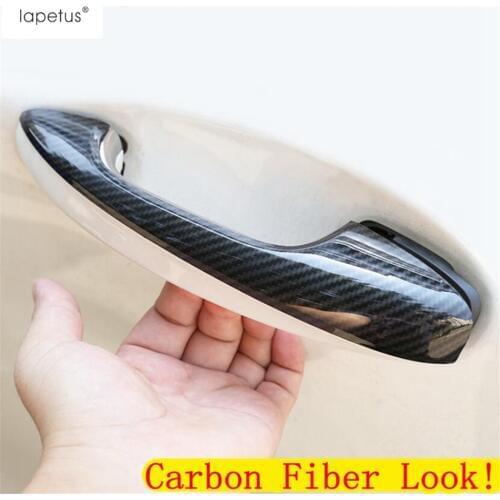 Lapetus Accessories Fit For Mercedes Benz GLC X253 2016 - 2019 ABS Outside Door Pull Doorknob Handle Bowl Molding Cover Kit Trim