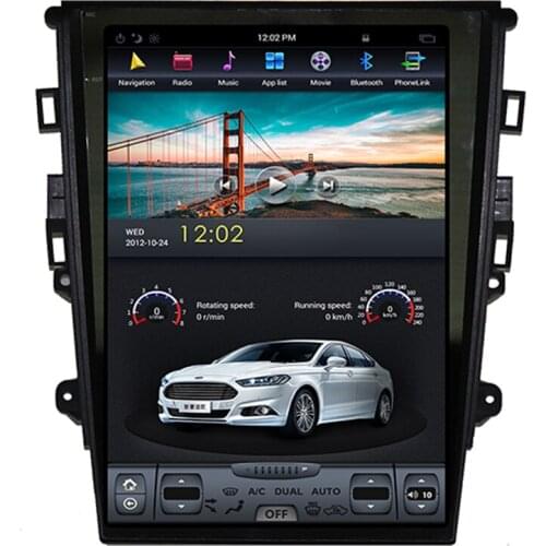 PX6 2 Din Car Radio Bluetooth Screen Android 9 GPS Navigation Multimedia Player For Ford Mondeo 2016 Fusion AutoRadio Head Unit