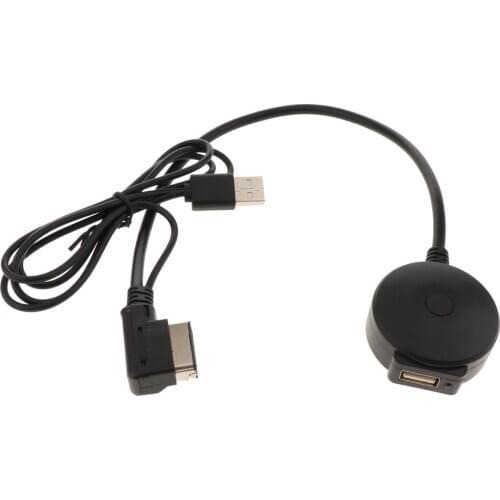 Car Bluetooth AUX Receiver Cable & USB Adapter For VW Audi A4 A5 A6 A8 Q5 Q7 Audio Media Input AMI MDI Interface Car Accessories