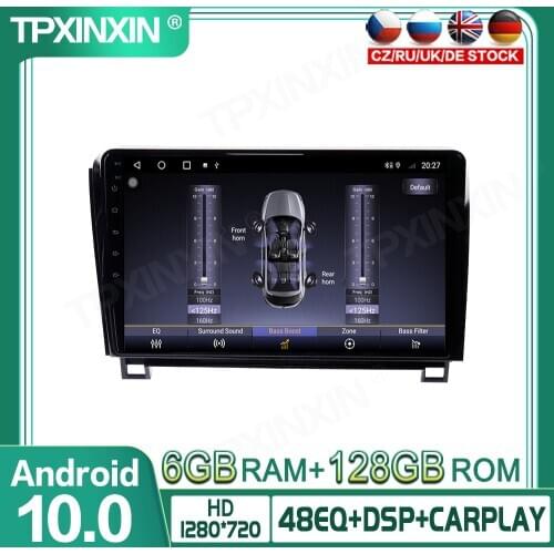 6+128G Android 10.0 For Toyota Tundra 2008-2017 Car Multimedia Player GPS Navigation Headunit Radio Audio Stereo Tape Recorder