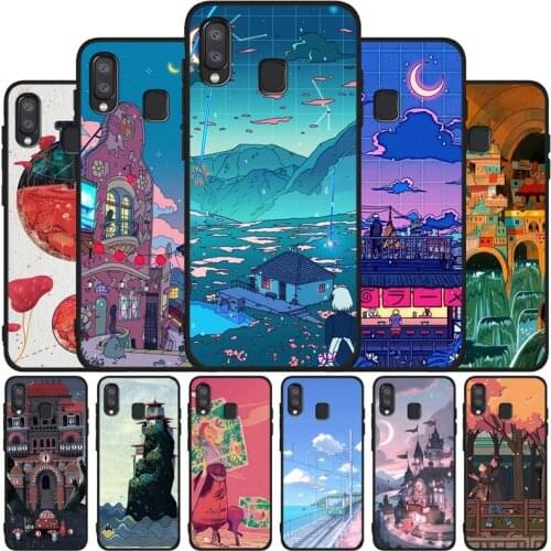 Anime Art black soft phone Case For Samsung A10 20 30 40 50 30S 50S 60 70 M10 M30S M40 A31 51 71 A20E A10E A21S