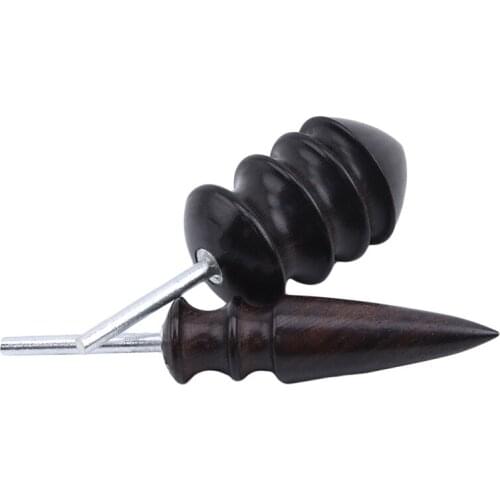Wooden Burnisher Leather Slicker Tool Sandalwood Leather Side Polished Round Edge Convenient Tools