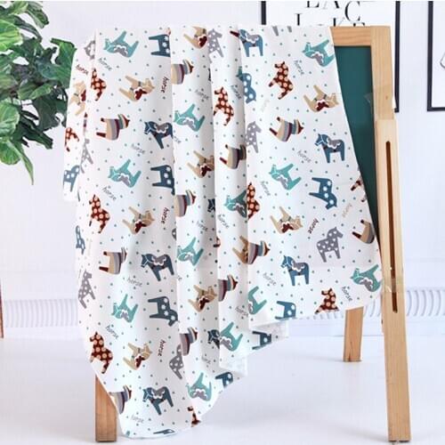 UmaUbaby Baby Swaddle Blanket Soft Single-Layer Cotton Quilt Thin Section Baby Stuff Play Mat Newborn Wrapper Swaddle Towel