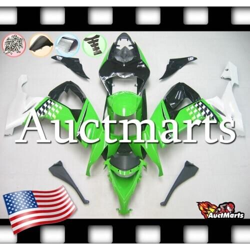 For Kawasaki Ninja ZX10R 08-10 08 09 10 Injection Plastic Fairing Kit (P/N:3j11)