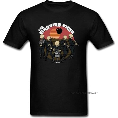 The Cantina Band T Shirt For Man T-shirt Black Tshirt Cotton Tops & Tees Skull Clothing Graphic Printed Hip Hop