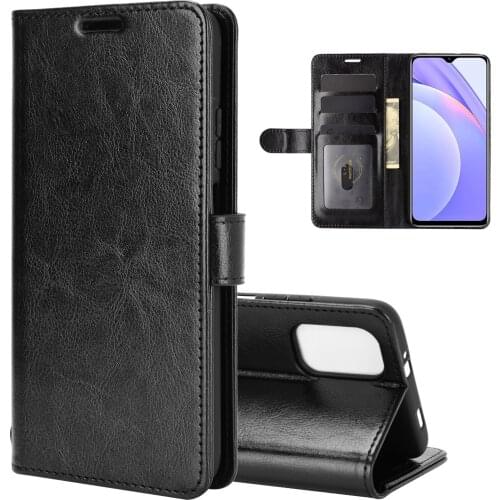 Flip Leather Phone Case For Redmi 9 Power Prime 9A 9C NFC Note 9T 9S Pro Max Book Style Cover With Card Holder Wallet Bag