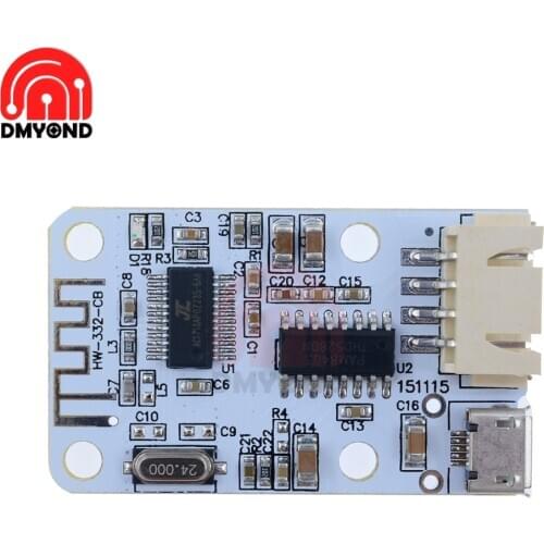 3W+3W Bluetooth Audio Receiver Amplifier Board Digital Amplifier Sound Loud Board Micro USB DC 5V For Arduino 3.0mm 3Wx2 4-8ohm