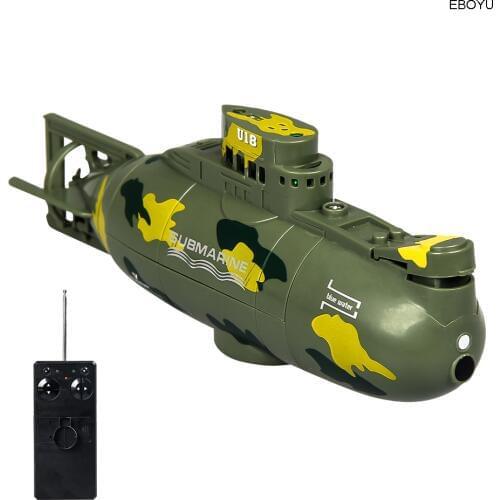 ShenQiWei 3311M 6CH Speed Radio Remote Control Submarine Electric Mini RC Submarine Kids Children Toy