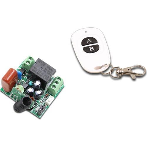 Receiver & Transmitter 220V 1CH RF Wireless Remote Switch Light Lamp LED SMD ON OFF Switch Wireless 10A Momenrary Toggle Latched