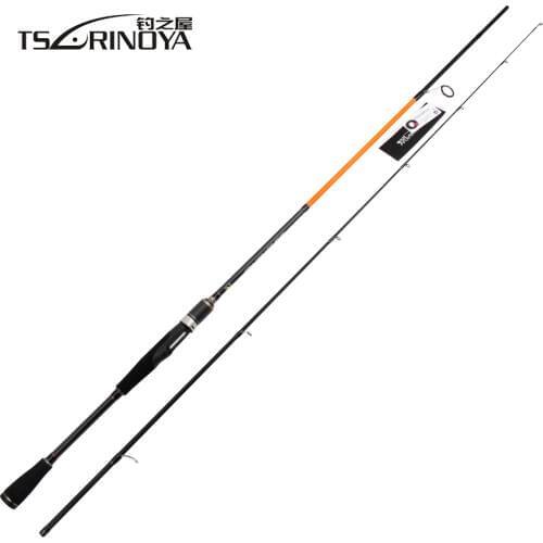 TSURINOYA 2.1m M:5-17g ML:3.5-15g Spinning Fishing Rod 2Sec FUJI Accessories Carbon Spinning Rods Stick Vara De Pesca Olta Peche