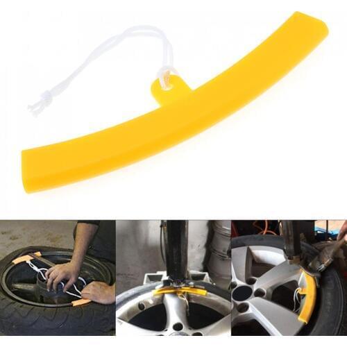 Universal Portable Wheel Rim Protector Tyre Remove Guard Edge Protection Tire Changing Tool with Cords for Car Motorcycle Bike
