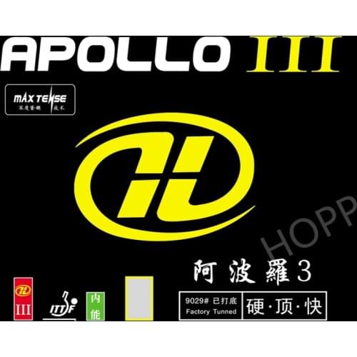 YINHE APOLLO III Forehand Sticky Quick Attack Loop Speed Factory Tunned pips-in table tennis rubber ping pong sponge