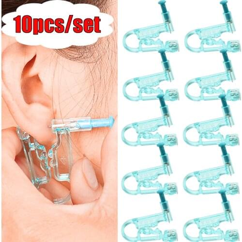 Disposable Painless Ear Piercing Healthy Sterile Puncture Tool Without Inflammation for Earrings Ear Piercing Gun 1/3/10pcs Guns