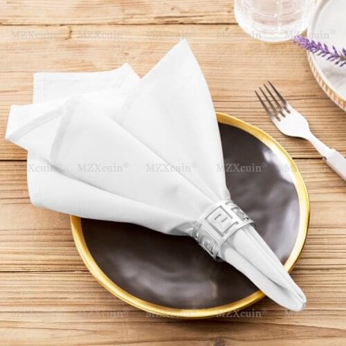 1PC Cotton Cloth Napkins Table Cloth Napkins Wedding Napkins Table Decorative Napkins Multiple Colour 46x46cm