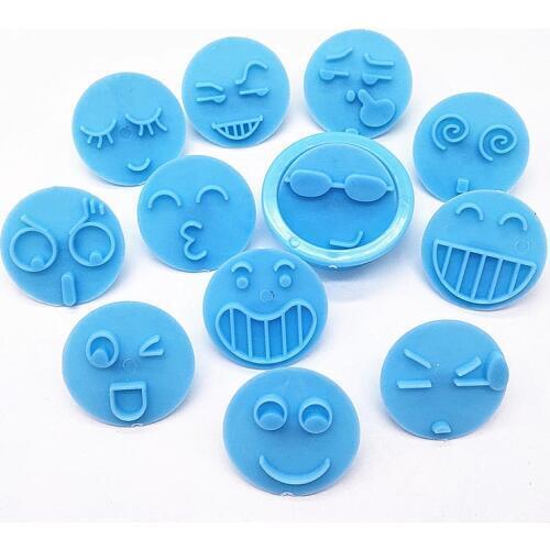 13Pcs Cookie Cutters Set Fondant Biscuits Mold Plastic Smiling Face Cake Decorating Tools Embossing Moul Christmas Cookie