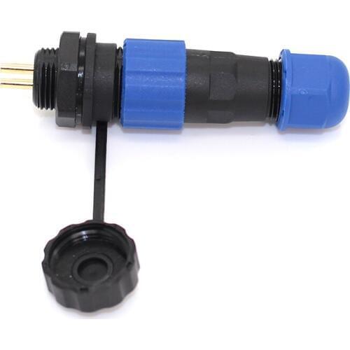 2 -7 pin connectors Waterproof Dustproof Aviation cable panel Connector ,IP68,Cable Connector+Rear mount,Plug and socket