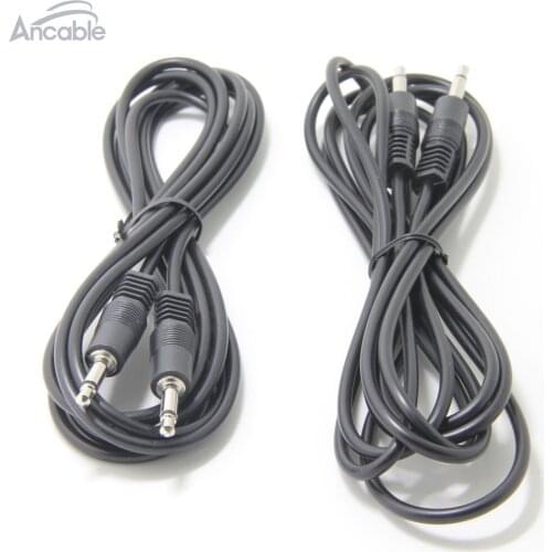 2Pack 3.5mm 1/8" Male Mini Plug To Male Monaural Mono Cable for Power Amp 12V Trigger, IR Infrared Sensor Receiver Extender
