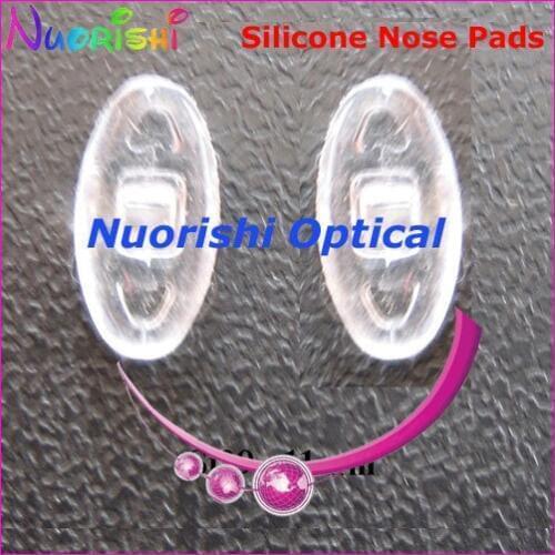 2000pcs Si29 Soft Silicone Eyewear Glasses Eyeglass Eyewear Nose Pads Size 11mm 13mm free shipping