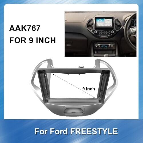 9 Inch Car Radio Fascia GPS navigation For Ford FREESTYLE Car Audio frame Panel Dash Kit ABS plastic Installation