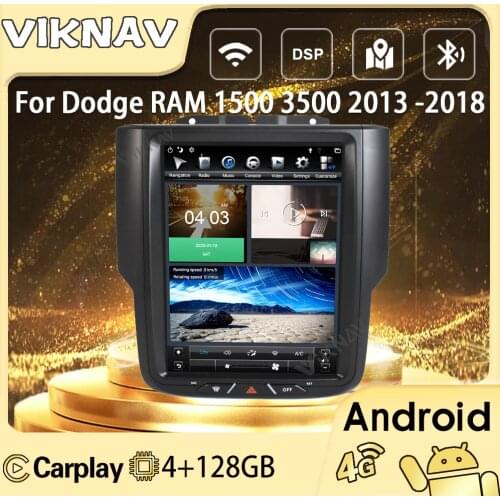 2din Android car Radio For Dodge RAM 1500 3500 2013 -2018 Without Screen radio auto stereo DVD multimedia player GPS navigation