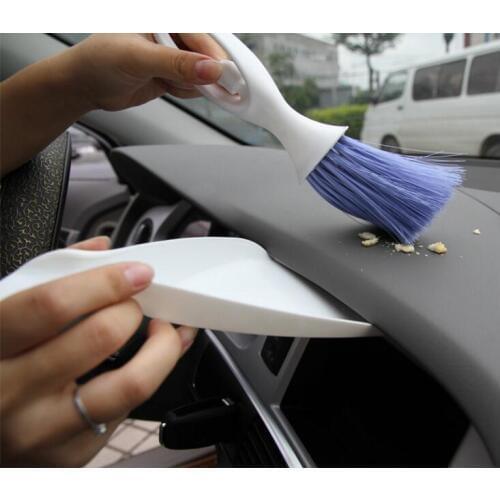 Car Styling Air Conditioner Air Outlet Cleaning Brush For BMW MINI Cooper S Clubman Countryman Roadster Paceman Car Accessories