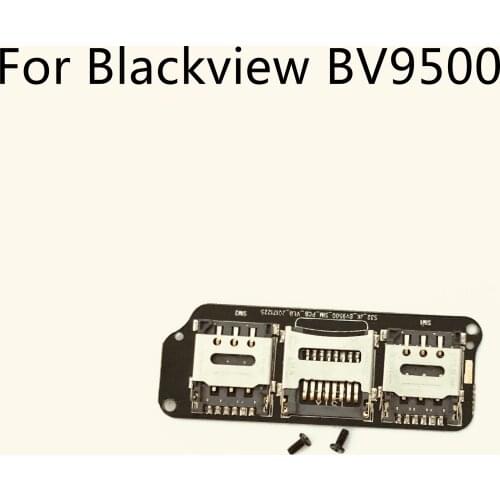 Blackview BV9500 Used Original SIM Card Reader Holder Connector For Blackview BV9500 MT6763T 5.7inch 2160x1080 Free Shipping