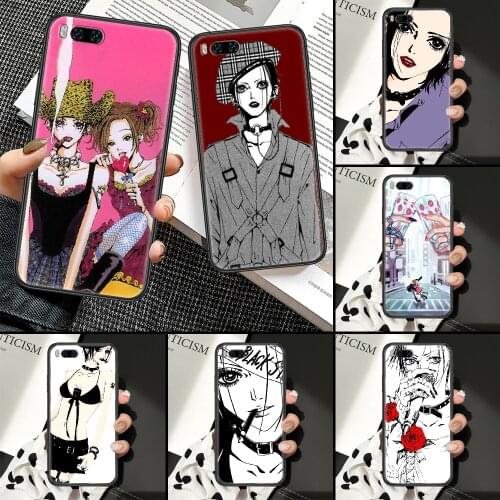 NaNa osaki Anime Phone Case For Xiaomi Mi Note 8 9 10 11 9T 10T A3 Lite Pro Ultra black 3D waterproof art back soft Etui tpu