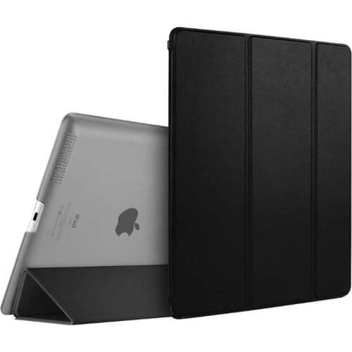 Case for iPad 2 3 4, Yippee Color PU Transparent Back Ultra Slim Light Weight Trifold Smart stand Cover Case for iPad 2/3/4