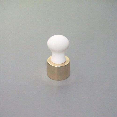 5/10/15/20/30/50/100ml Empty Brown Essential Oil Bottle White Big Rubber Head Gold Ring Dropper Cover Brown Glass Containers