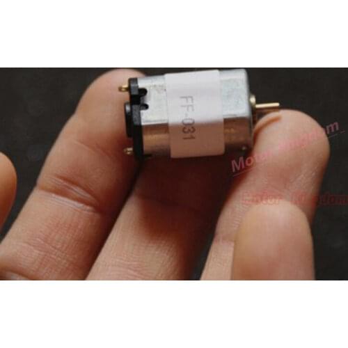 FF-031 Micro Mini 12mm*14mm DC Motor DC 2V-4V 3V 7000RPM 1.5mm Shaft Precious Brush Motor Toy