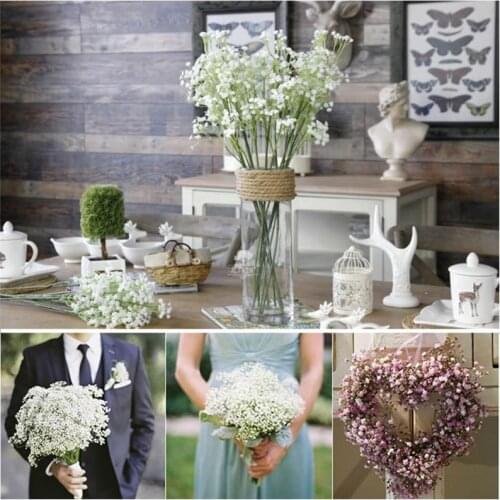 Gypsophila babys breath artificial silk flower Plant Home Wedding Decoration decorative flowers bridal bouquet decoration