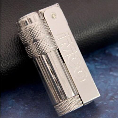 IMCO 6700 Windproof Creative Personality Wheel Stainless Steel Vintage Antique Gift Kerosene Lighter