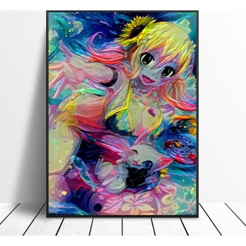 Lucy Canvas Painting Art Print Poster Picture Wall Modern Minimalist Bedroom Living Room Decoration