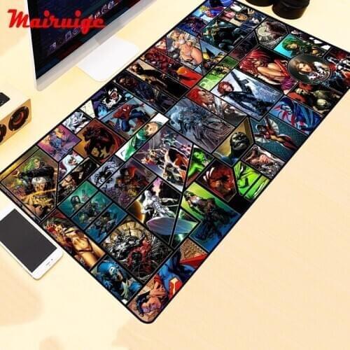 Anime Hero Mouse Pad 80x40 XXL Large Gamer PC Mousepad Laptop Keyboard Palm Drag Desk Mat Gaming Accessories Computer Decoration