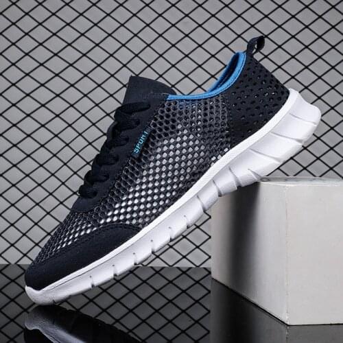 New Running Shoes Comfortable Light Casual Mens Sneaker Mesh Breathable Non-slip Wear-resistant Outdoor Walking Men Sport Shoes