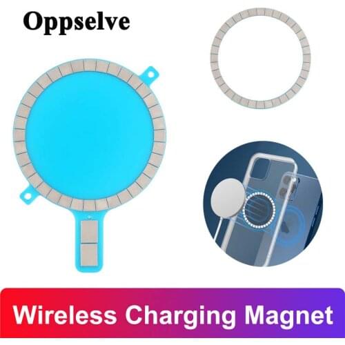 Wireless Charging Magnet For iPhone 12 Mini 11 Pro Max Xs XR X 8 Wireless Charging Magnetic Sticker Strong Magnetic For Magsafe