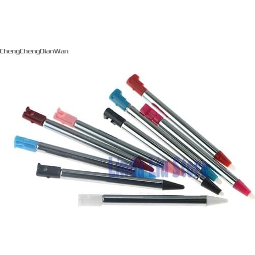 ChengChengDianWan 500pcs Wholesale Metal Retractable Extendable Touch Screen Stylus Pen for 3DS