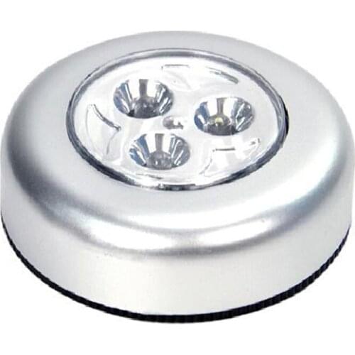 New Mini Led Night Light Energy Saving Lamp Battery Powered Wall Ceiling Multi-function Wireless Lamp Bedroom Lamp Dropshipping