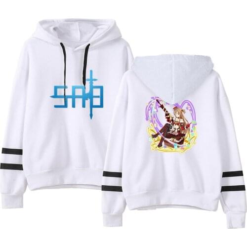 Hot Sale Personality Anime Sao Sword art online Men / Women Sweatshirt Hoodies Autumn / Winter Casual Loose Plus Size fit Hooded