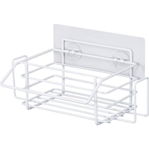 Kitchen Sink Organizer Sponge Holder Drainer Basket Storage Drying Rack Spice Organization Bottle Shelf Rag Hanger