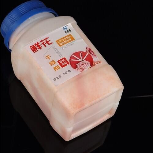 500g Reusable Silica Gel Sand Beads Moisture Absorber Desiccant Moisture Absorber Dehumidifier for Preserve Flower Drying Craft