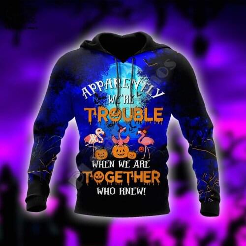 PLstar Cosmos Crazy Amazing Halloween 3D Printed Hoodies Sweatshirts Zip Hooded For Men And Women Casual Streetwear Style-H5