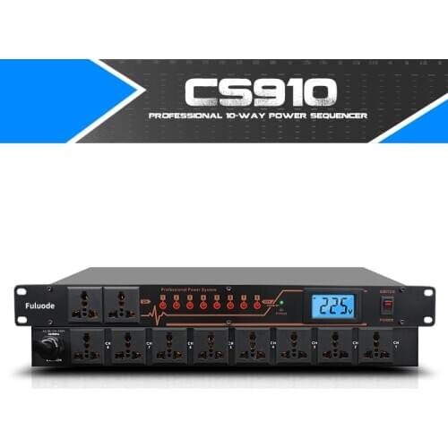 Professional 10-way band computer control band filter Power Sequencer